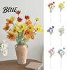 Maintenance Free Floral Decor for Hotel 33" Tall Artificial Cosmos Flowers Vases Fake Silk Daisy Branches with Petals Photography Props Realistic