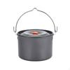 Anodized Aluminum Pot 4 L Hanging Metal Handle Camping Cookware for Outdoor Cooking, Automobile