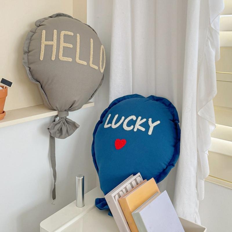 Unique Balloon Cartoon Cushions, Soft Polyester Throw Pillow for Bedding and Seating Decoration, Great for Age Group