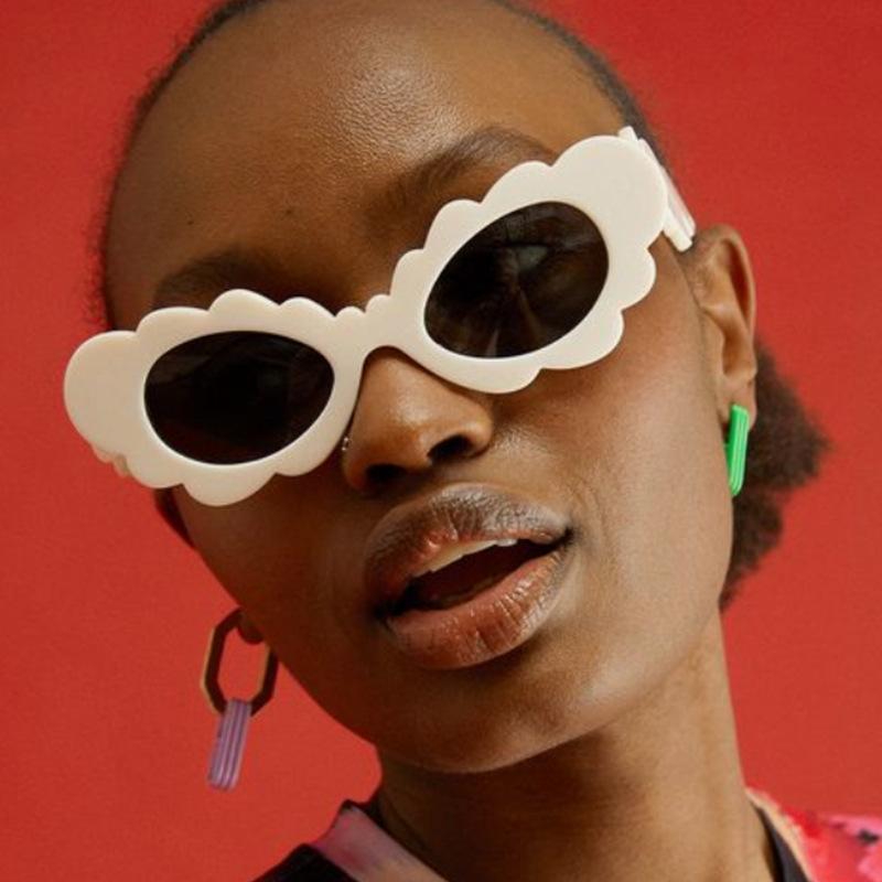 Myopia Sunglasses Women's High Quality Y2k Inspired Retro High End Designer Style Edgy Punk Trendy Oversized For Both Male Sun Glasses