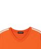 VANNWORKS Sporty Blockcore V-Neck Short Sleeve T-Shirt (Vs0033) Orange