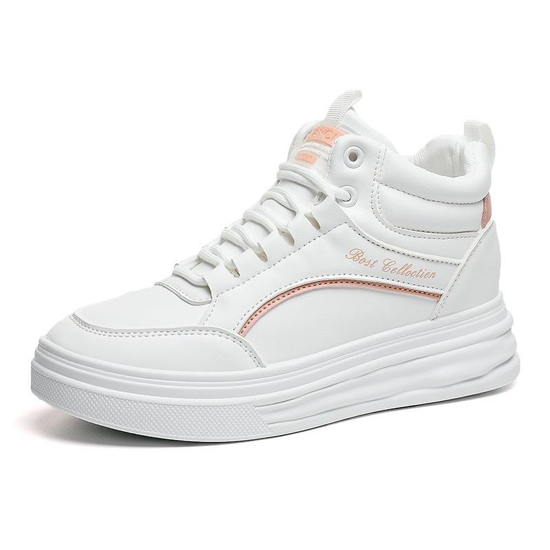 Summer New High-top Female Ins Student Platform Casual Running Board Shoes Female