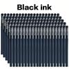 10/100pcs Gel Pen Set 0.5mm Perfect Smooth Writing For Students Exams Office School Supplies Ball-point Pen