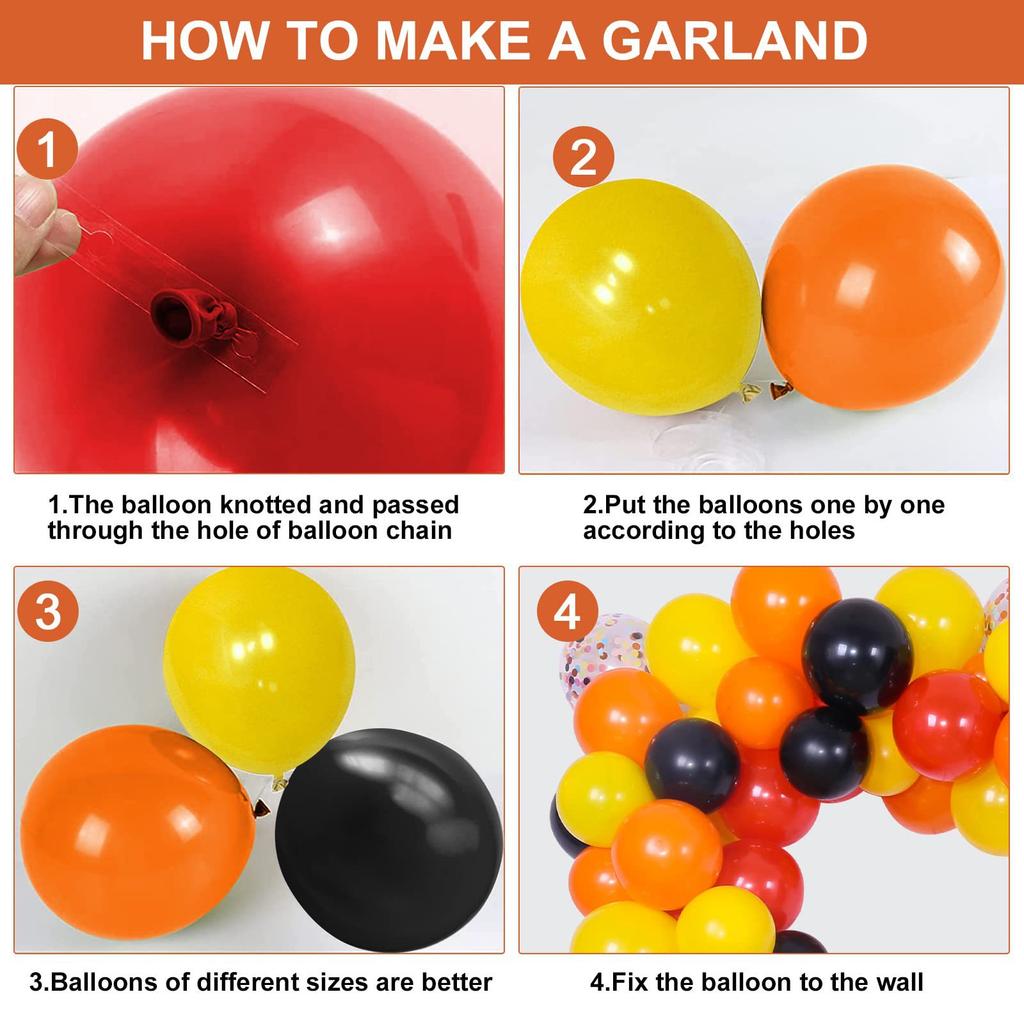 Colorful Latex Balloons Orange Balloons Kids Party Balloon Birthday Party Decorations Kids Colorful Air Balls