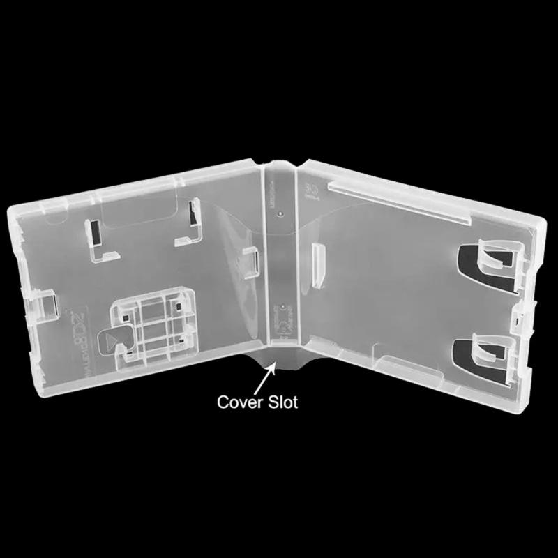 Multiple System Clear Protective Game Cartridge Case Box For 3DS 2DS Handheld Gaming Systems Plastic Storage Organizers
