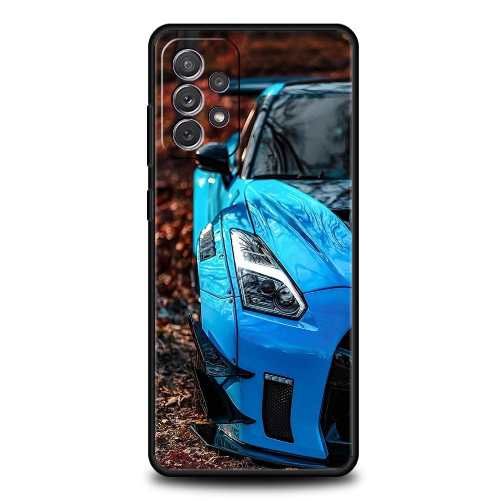 Blue Red JDM Sport Car Phone Case For Samsung Galaxy A17 A07 A55 A35 A25 A15 A05 A33 A31 A23 A21s A13 A41 A73 A53 A51 A71 Cover