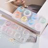 Resin Ring Molds Silicone Ring Molds Assorted Sizes Ring Casting Mold Cat Ears/Circle Jewelry Molds for Pendant Earrings