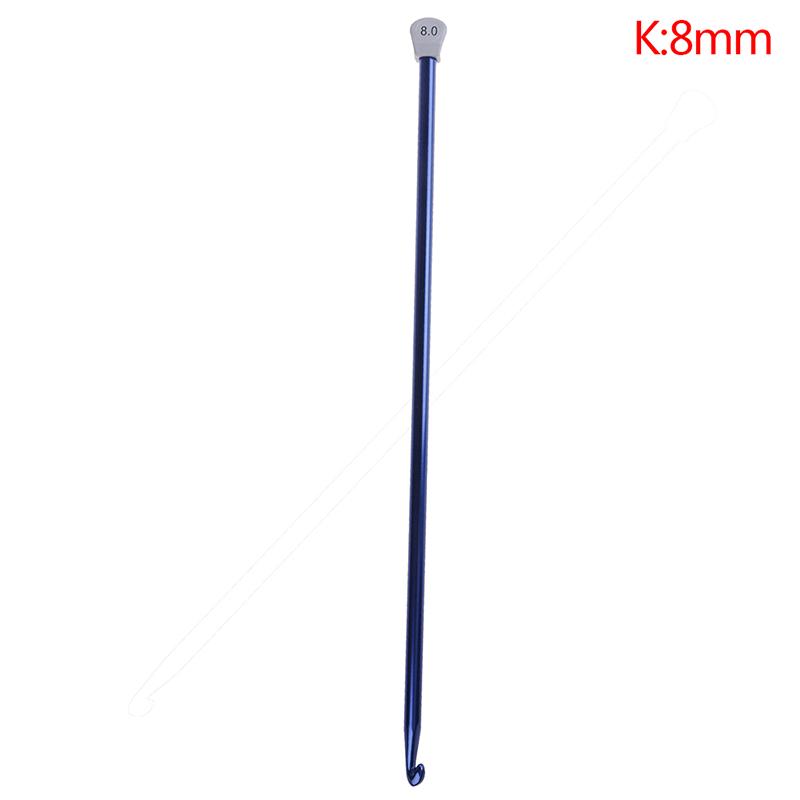 14 Size Afghan Crochet Hooks Aluminum Knitting Needles 2.5 To 11Mm Crochet Hook