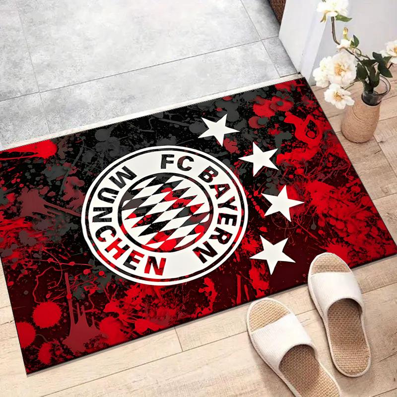 B-Bayern Munich (6)Printed Area Rug Carpet for Bedroom Living Room Home Decor Rugs Mat Non Slip Mat Rug for Bedside