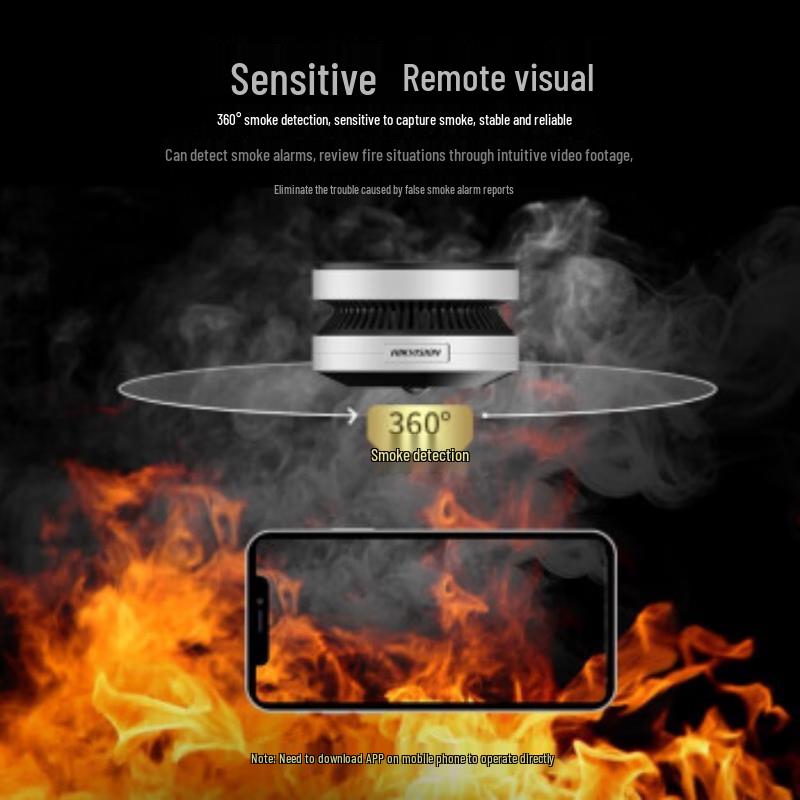 Hikvision 4MP 360° Panoramic Fisheye Camera with Smoke Detection