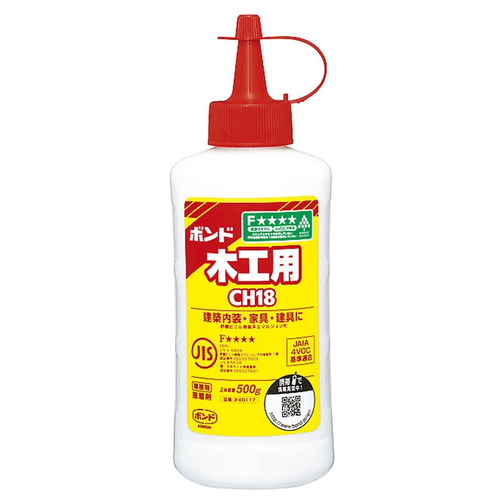 Konishi In Bond Woodworking Adhesive CH18 500g 10 Pieces [Sold Box]