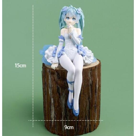 Vocaloid Hatsune Butterfly Miku Japanese Noodle Stopper Figure BOX 14cm Uk