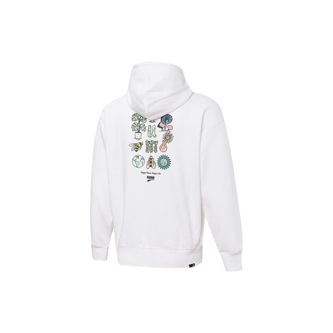 PUMA Downtown Graphic FZ Jacket White Men s 535178-02 XL