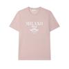 Milano Series American Fashion Knit Short Sleeve T-Shirt Men Tops Nude-Pink F11M515102FPK