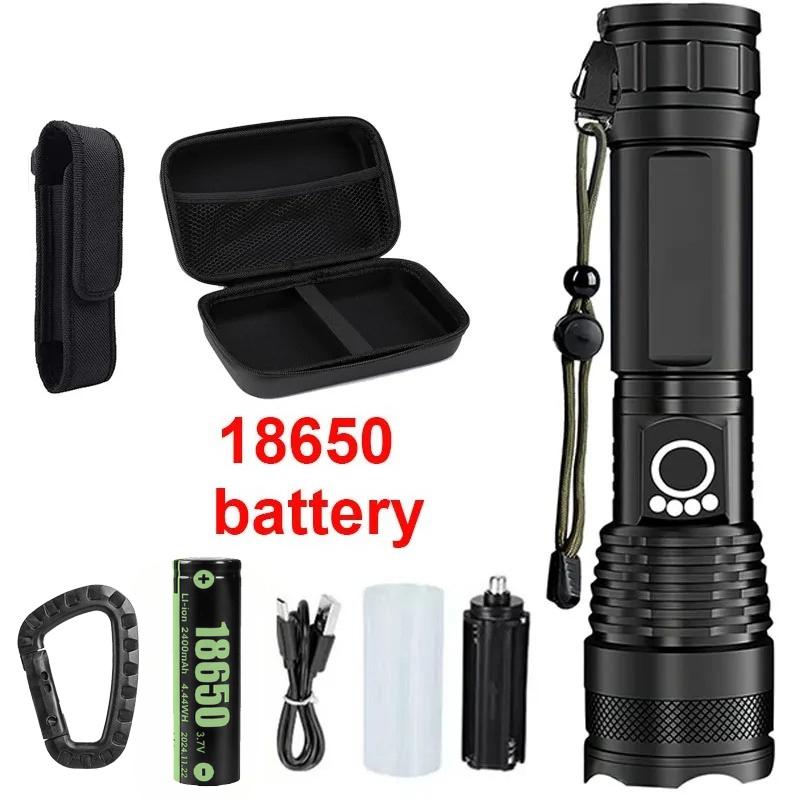 Rechargeable Flashlights High Lumens, 990000 Lumen Brightest Led Flashlight with 5 Modes Powerful Waterproof Torch for Outdoor