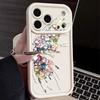 Shockproof Phone Case For iPhone 17 Pro Max Case iPhone 16 15 14 13 Pro Max 11 17e 16e Colorful Butterfly Print Soft Silicone Bumper Cover