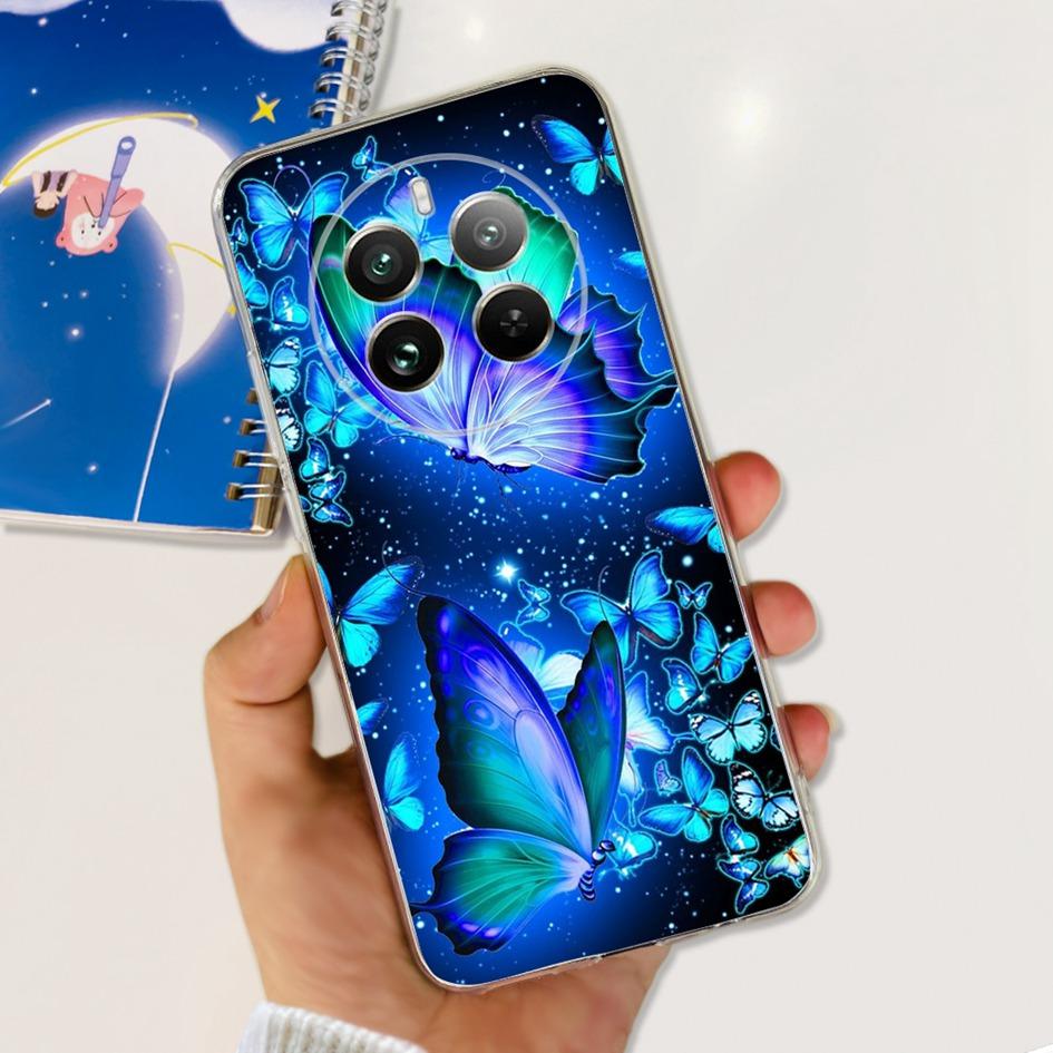 For Realme 12 Pro Plus Case Popular Flower Astronaut Soft Clear Silicone Phone Cover on Realme 12 Pro 5G 2024 Funda RMX3842 Case