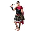 Roman Warrior Costume For Stage Performance With Polyester Fabric For Halloween