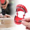 Portable Denture Drill Bit Holder Teeth Model Design Screwdriver Bit Holder Fits 1/4 Inch Hex Bit Drive Bit Adapter Tools