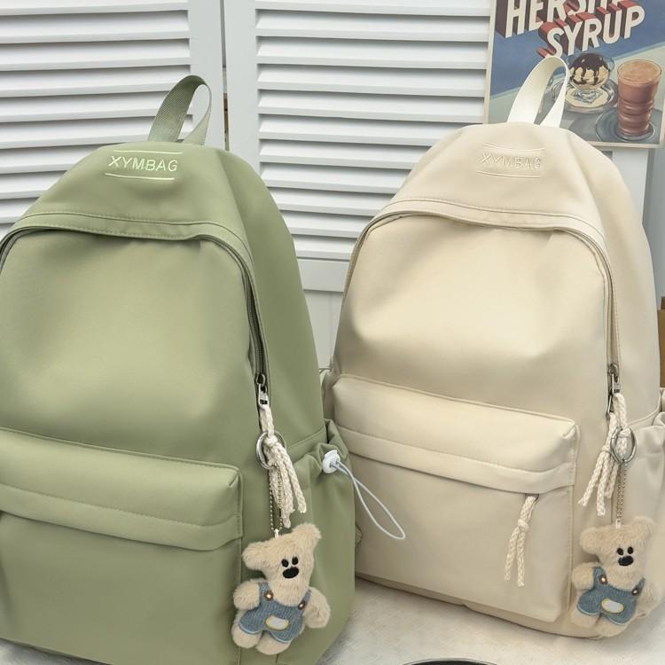 Schoolbag Children's Elementary School Bag Grades 1-1 Elementary School Backpack ins Versatile Solid Color Commuter Leisure Bag Unisex