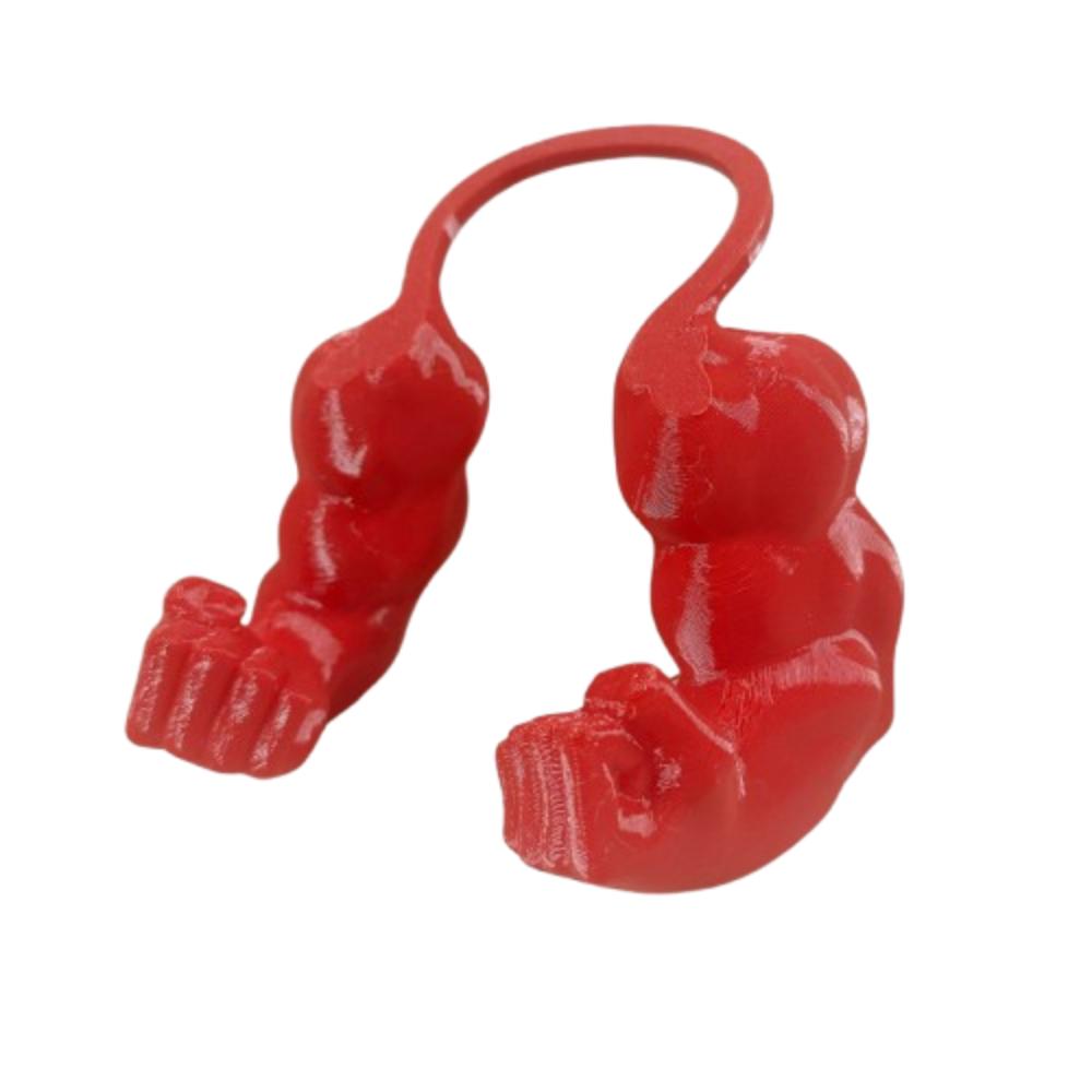 

3D Printed Cat Muscle Neck Arm Funny Pet Green Giant Arm Role Play Cat Fist Hulk Arm Halloween красный