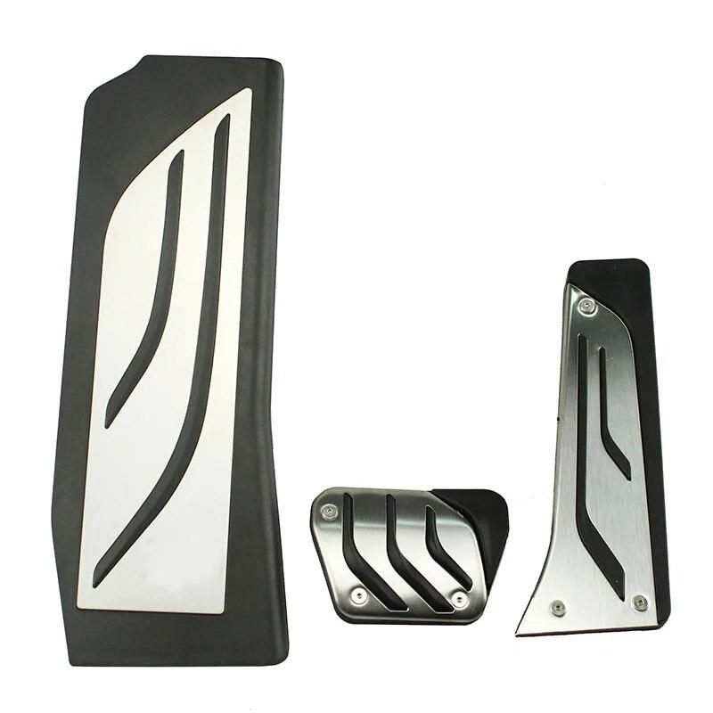 No Drilling AT For BMW 5 Series G30 G38 520i 530i 540i 2017 2018 LHD Car Fuel Gas Brake Foot Rest Pedal Pad Cover Replace Trim