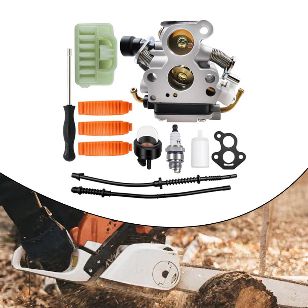 For Jonsered Chainsaw Carburetor Kit 506450501 Compatible for Models 435 440 135 140 with Air Fuel Filters and Spark