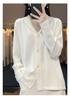 2023 Autumn/Winter Women's Round Neck Cashmere Cardigan - Stand Collar, Loose Fit, Solid Color, Trendy Knit Sweater