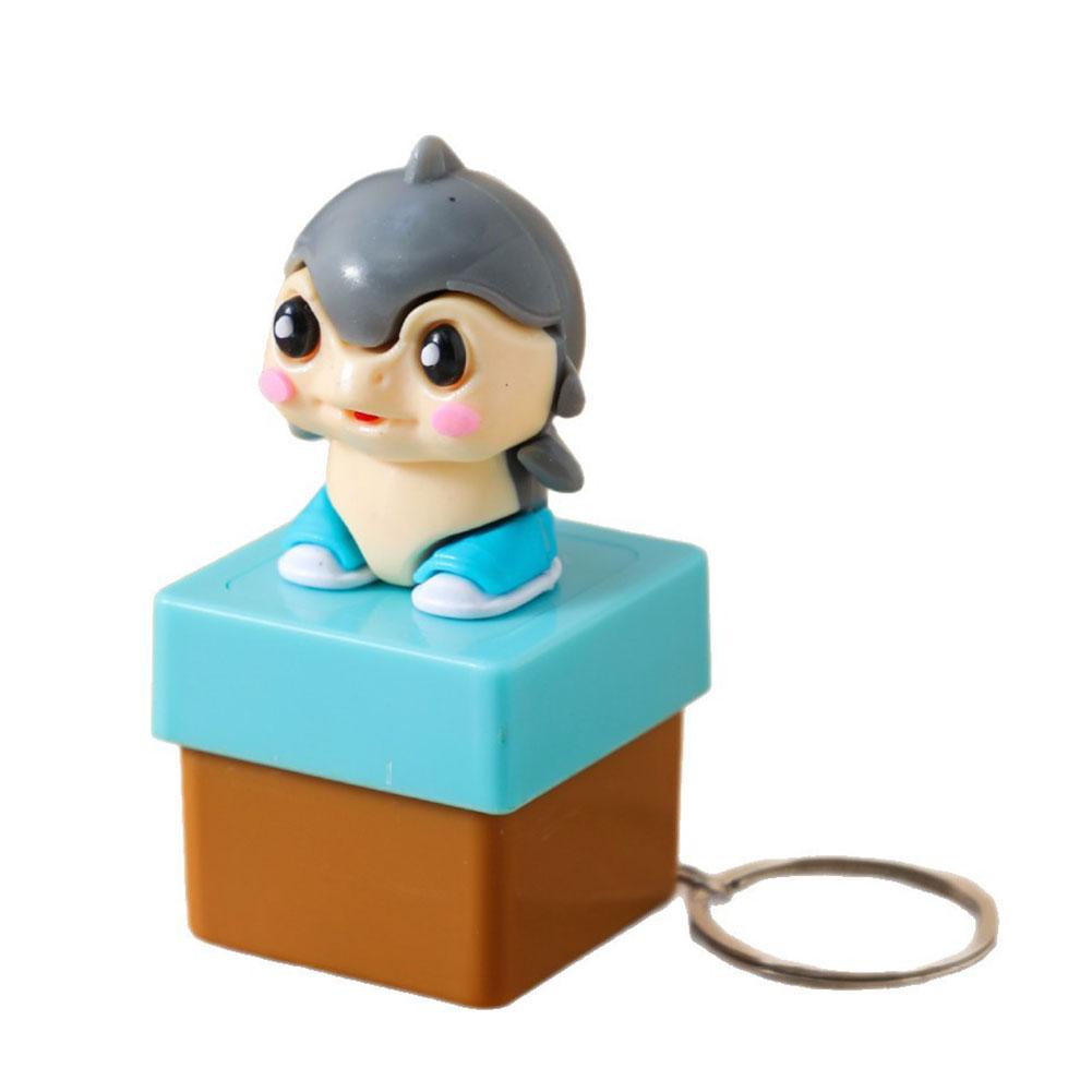 2025 Neu Tung Tung Tung Holz Strichmännchen Knopf Schlüsselanhänger mit Leuchtendem Sound Schlüsselanhänger Anhänger Anime Peripherie Dekor Geschenke