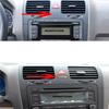 1PCS Car AC Air Vent Outlet Grill Compatible for VW Golf 5 GTI R32 Rabbit 2004-2009 Jetta A5 MK5 GLI 2006-2011(Middle-with Hole)