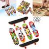 Unique 10cm Mini Doll With Customizable Wooden Skateboard Fun Toy Accessories For Fashionable Dolls