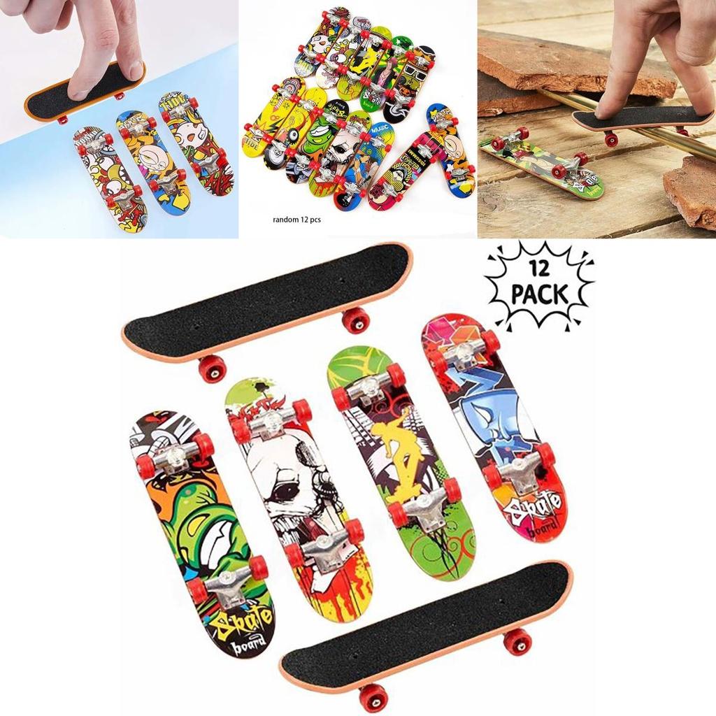 Unique 10cm Mini Doll With Customizable Wooden Skateboard Fun Toy Accessories For Fashionable Dolls