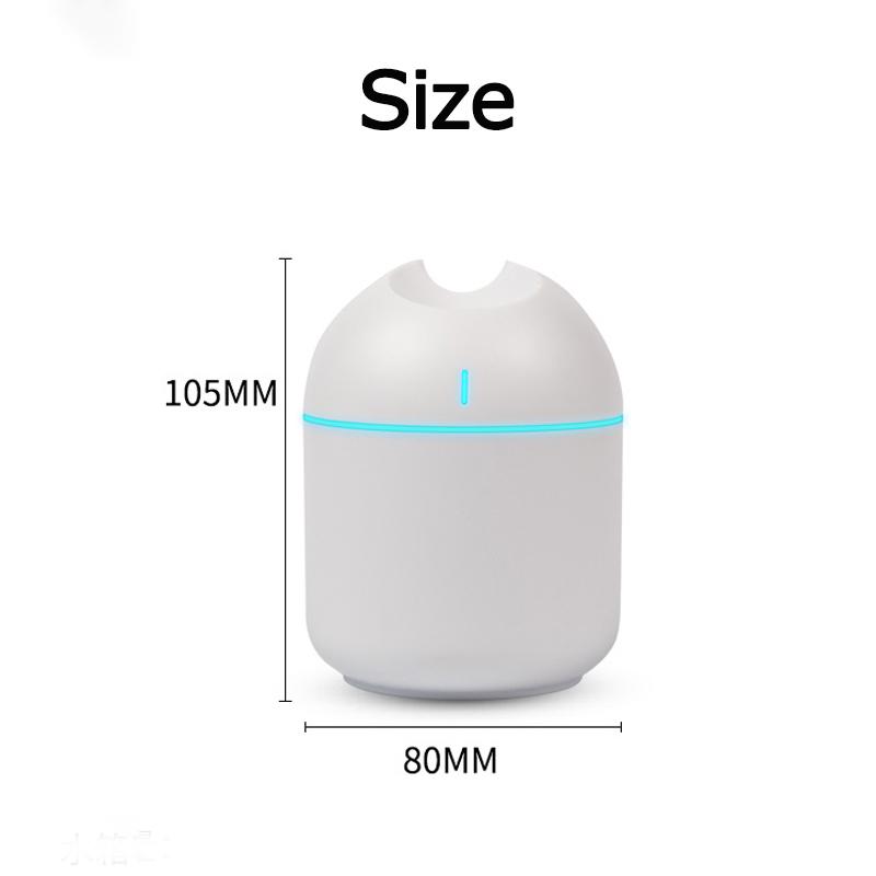 Electric Humidifier Mini Ultrasonic Air Purifier Led Lamp Usb Essential Oil Diffuser Car Home Purifier Aroma Anion Mist Maker