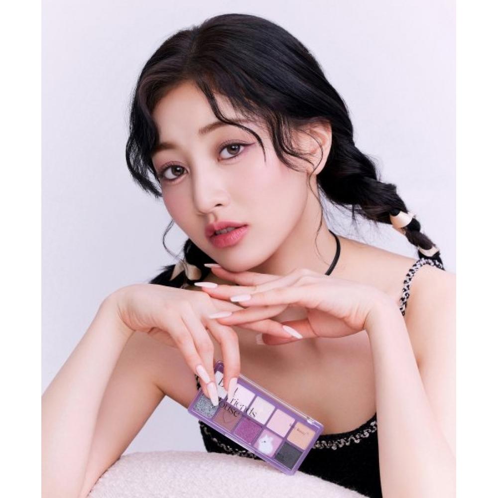 Milktouch Best Friends House Palette  3 Colors   Gift  Mini Brush Set Of 3 Rosie Barney + Golden Puppy