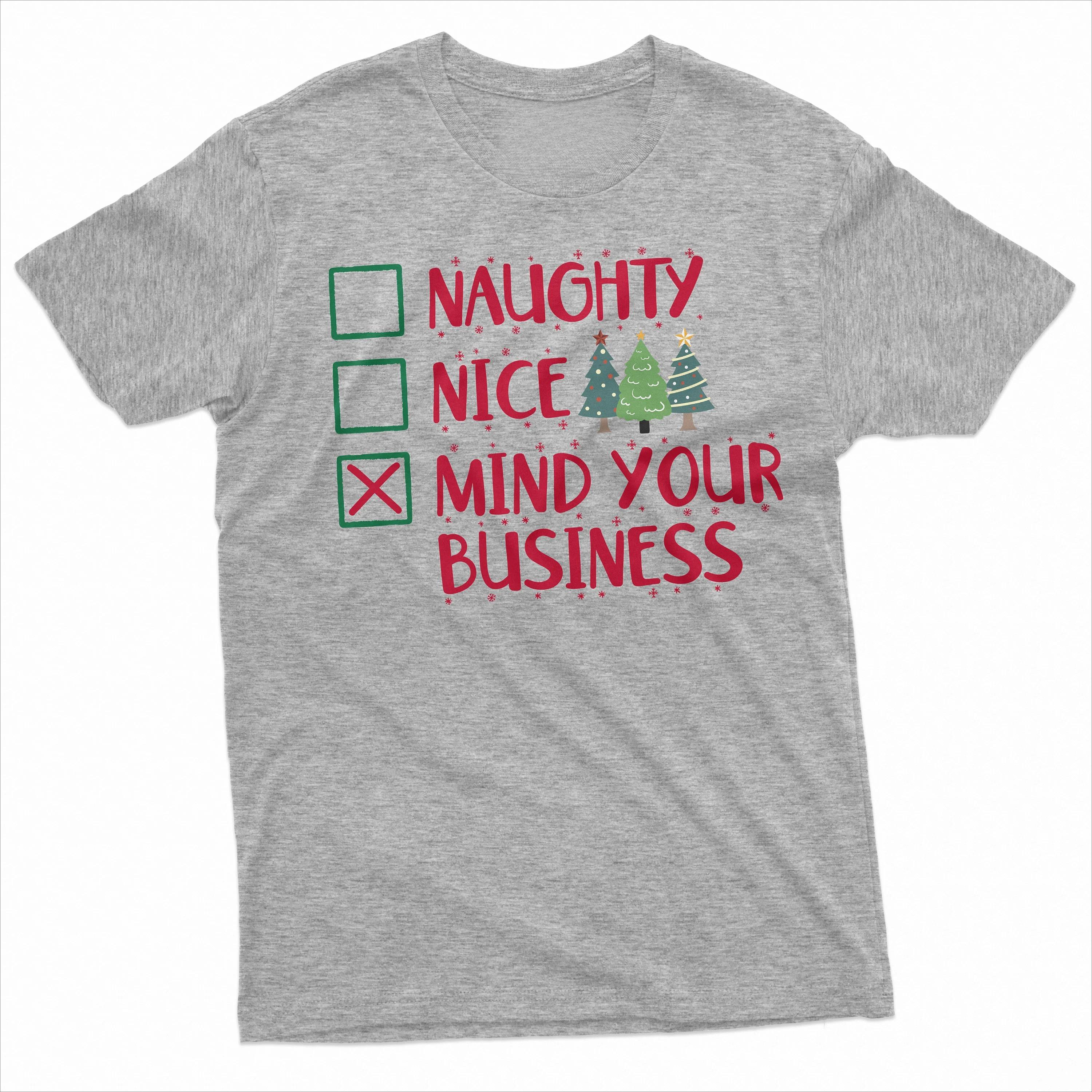 

Смешная рождественская футболка Рождественская грубая оскорбительная футболка Уродливая рождественская футболка Хорошая Непослушная футболка Футболки со смешными надписями 3XL