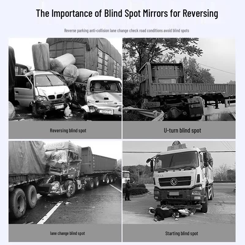 Zhicheng Wide-Angle Convex Blind Spot Mirror