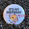 5Pcs It's My Birthday Button Pin 18th 21st 30th Birthday Newborn Baby Shower Party Decoration Photo Prop Guest Favor Supplies
