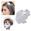 Medieval Rose&Face Veil Fascinator Hat Hairpin Bride Hair Clip Small Hat Hair Clip Punk Hair Clip for Wedding Party