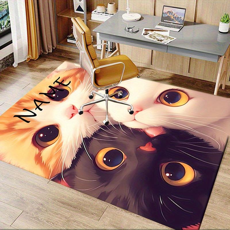 Cute, Fluffy, Adorable Office Carpet Soft Polyester Entrance Carpet Washable Non slip Machine Washab