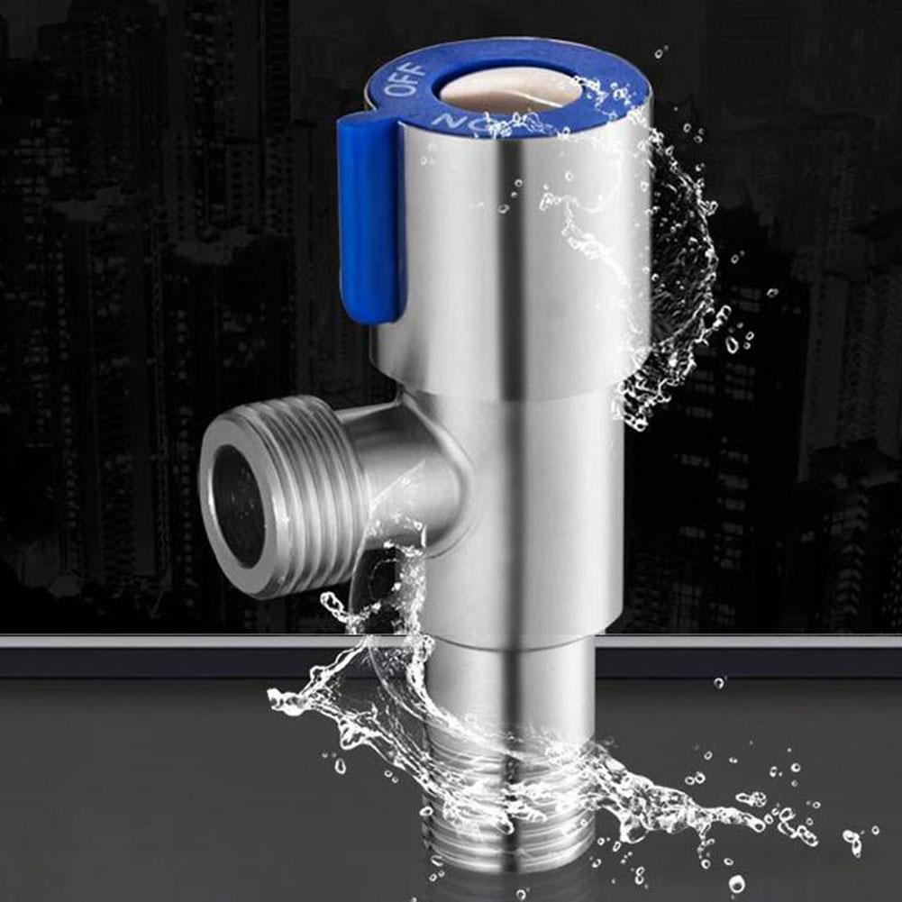 Edelstahl Eckventil 1/2" Für Badezimmer, Küchen Kalt Warmwasser Absperrventil Spüle Ersatzwerkzeug Zubehör