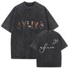 Singer Die Ayliva Tour  Fans Merch T Shirts Unisex Music Album Hip Hop Short Sleeve Tshirt Cotton Trendy Streetwear Tshirt