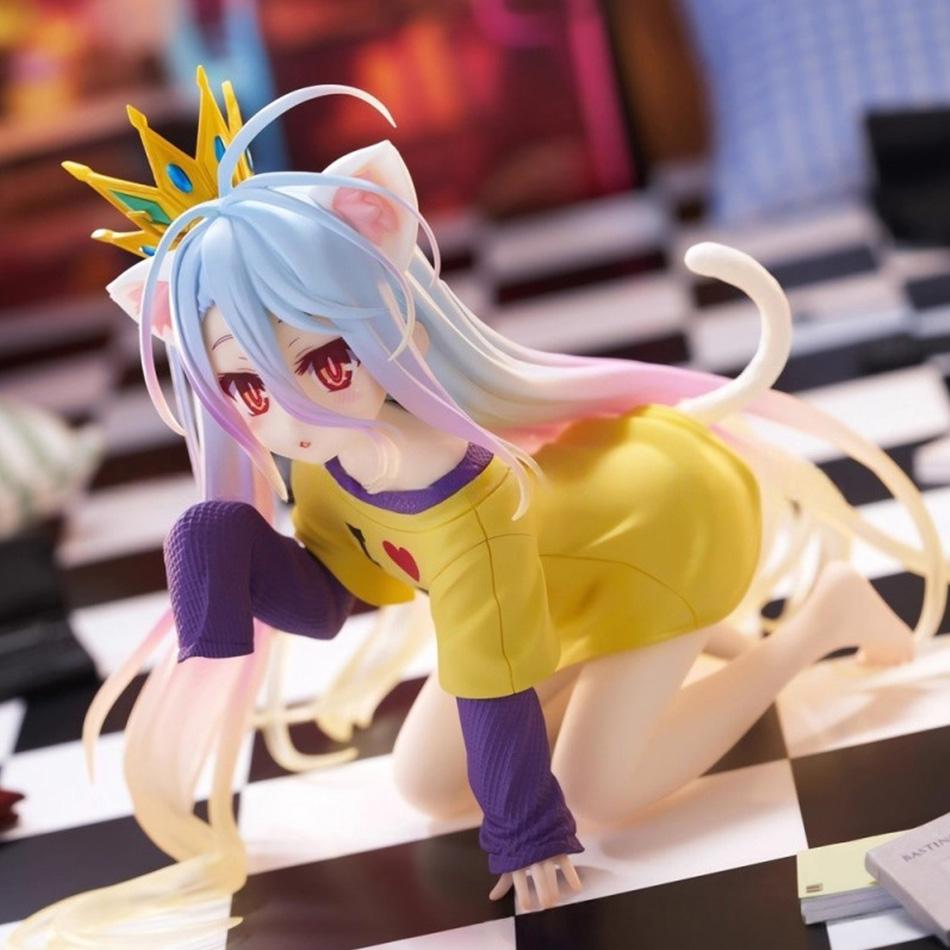 In Stock  Anime NGNL No Game No Life White " Shiro PVC Model Action Figures Model Collection Ornament Toy Holiday Gift