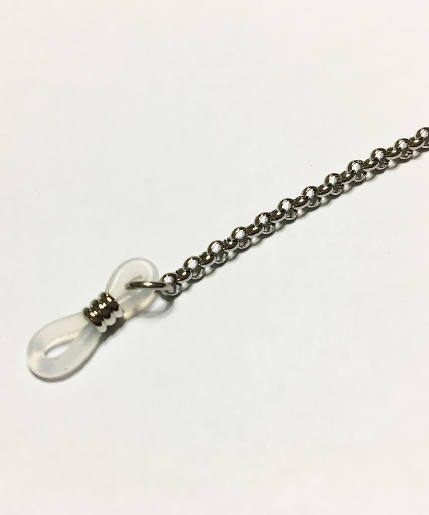 Segseuto [Surgical Steel][Eyeglass Chain] W-Type 002 Silver