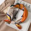 Silk Spring and Summer Silk Scarves, Seven-color Scarves, Small Necker Scarves, Digital Printed Silk Scarves, Small Square Scarves