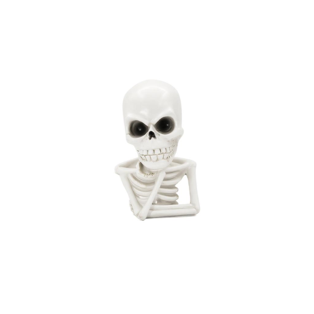 for Home, Skeleton Figurine for Mantel Shelf Table Decor