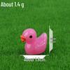 Yellow Duck Resin Figurine for Micro Landscape Decoration