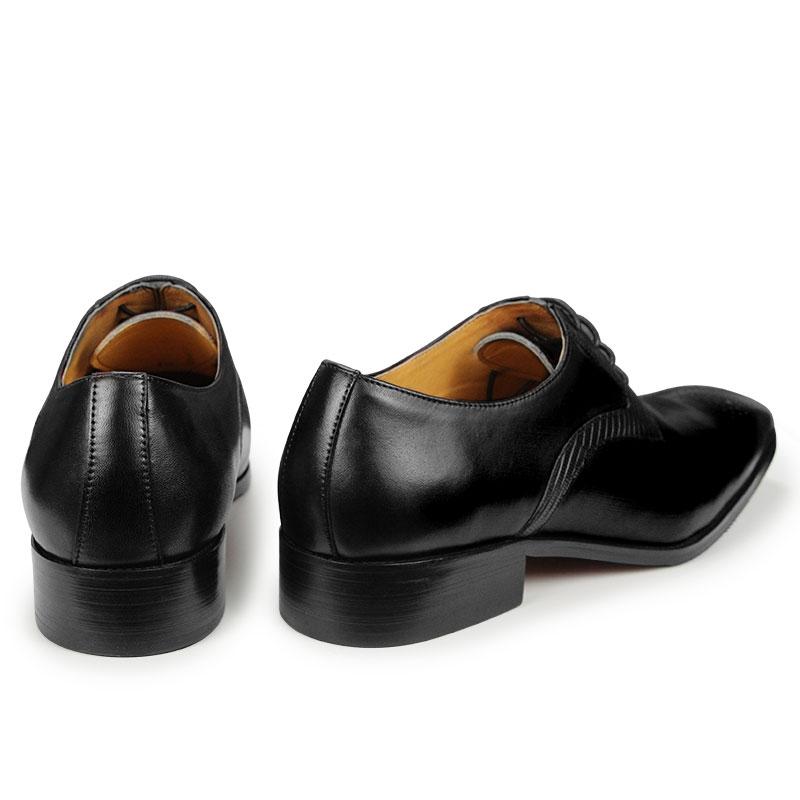 Fashion Handmade Leather Shoes Men's Derby Shoes High-end Leather Pointed Toe Shoes Wedding Business Formal Casual Trendy Shoes