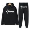 Gothic Punk Rock Letter Hoodie & Sweatshirt Set - Trendy Streetwear