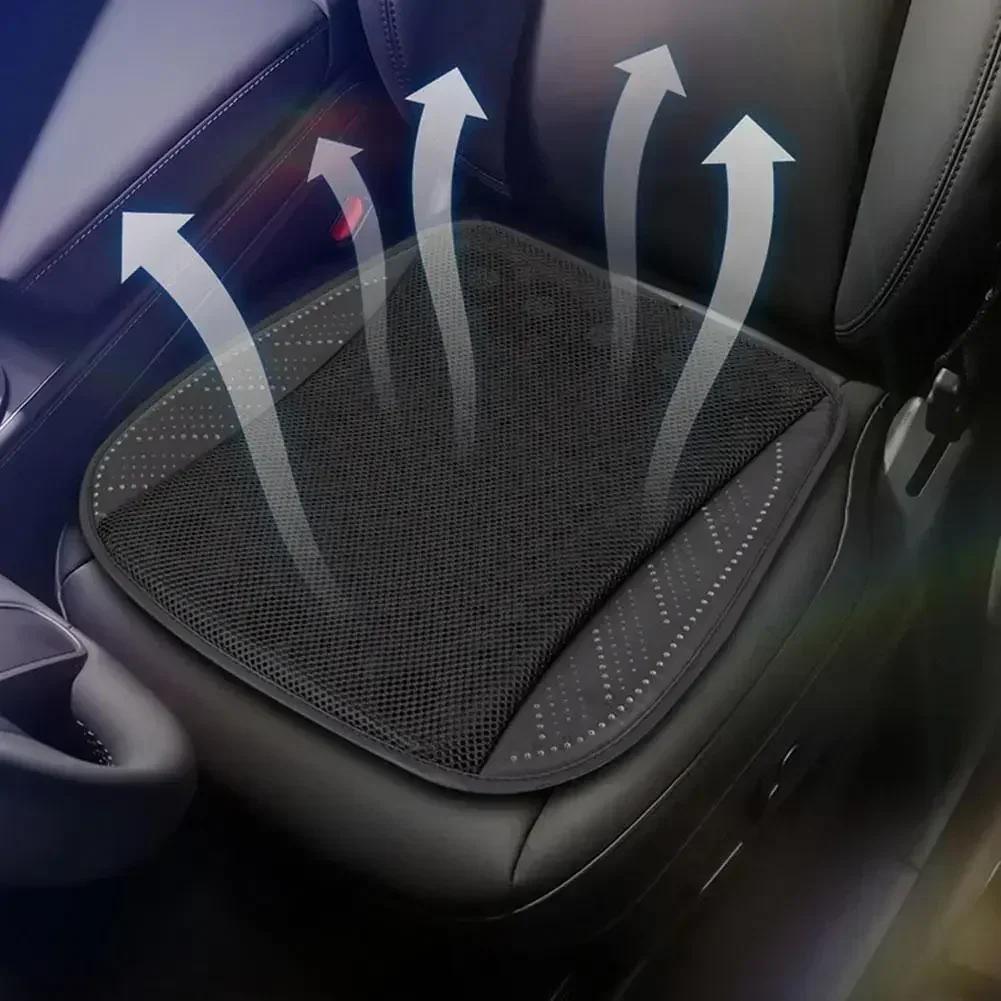 5/8 Fan Universal Car Seat Summer Cool Air Seat Cushion With USB Fan Fast Blowing Ventilation Seat Cooling Refrigerated Car Seat
