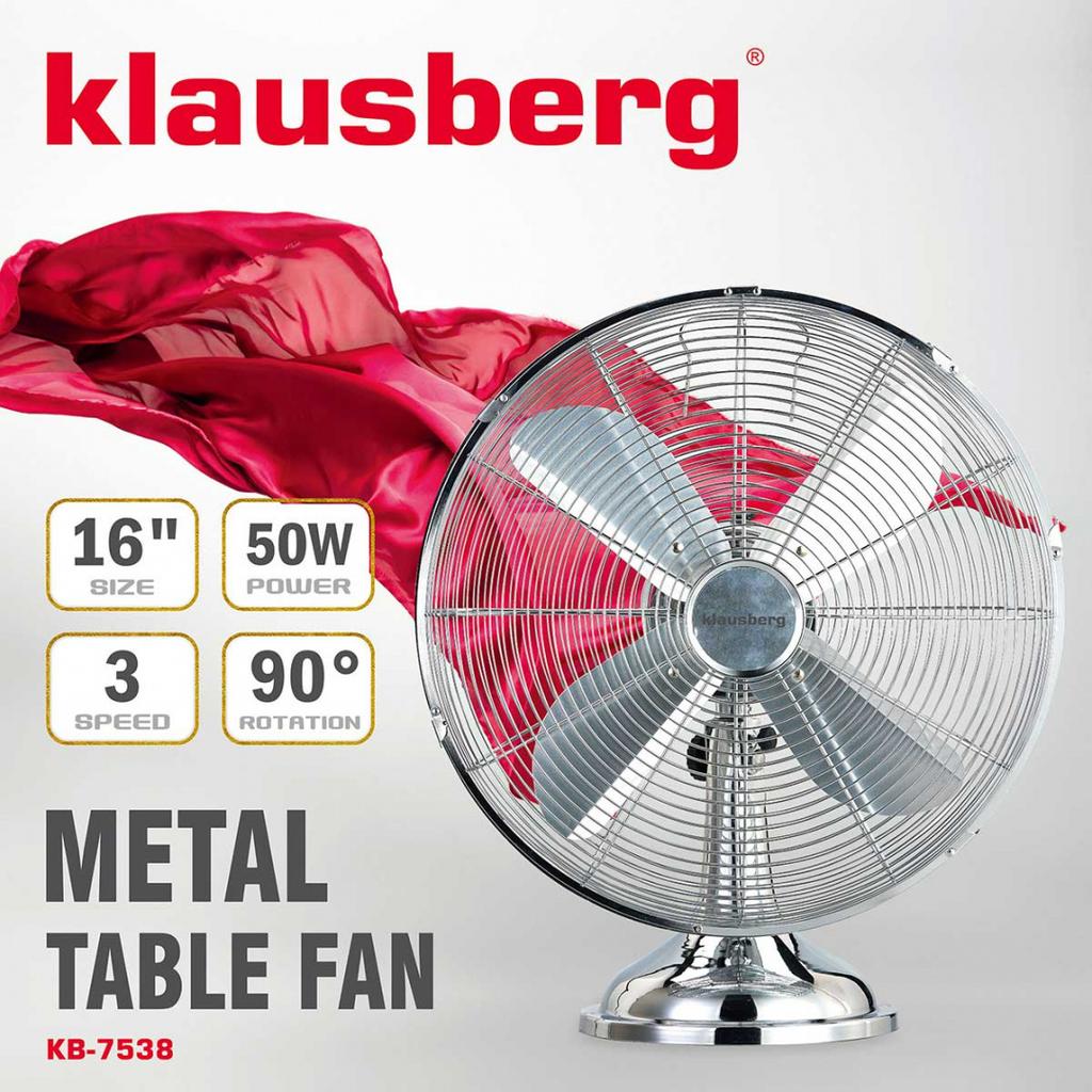 KLAUSBERG KB-7538 CIRCULATING FAN